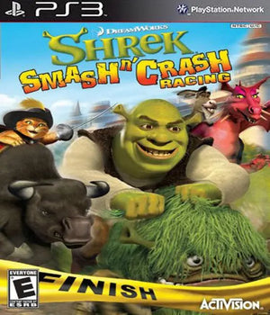 Shrek Smash n' Crash Racing Ps3 Mídia Digital Wiser Games