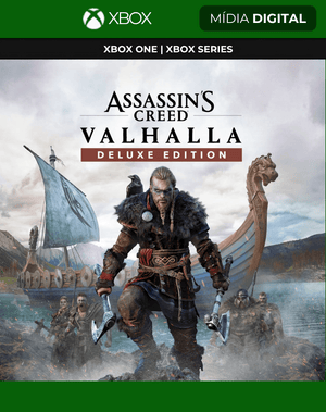Assassin's Creed Valhalla Edição Deluxe - Xbox One e Xbox Series X|S Mídia Digital