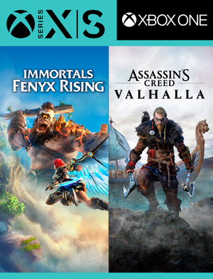 Pacote Assassin’s Creed Valhalla + Immortals Fenyx Rising – Xbox One e Xbox Series X|S Digital - Big Cyber Games