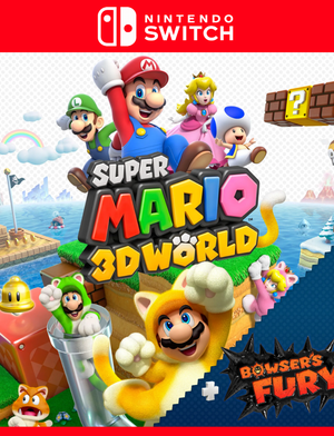 Super Mario 3D World + Bowser’s Fury – Nintendo Switch – Mídia Digital