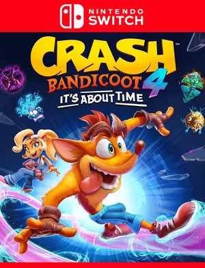 Crash Bandicoot 4: It’s About Time – Nintendo Switch – Mídia Digital - Big Cyber Games