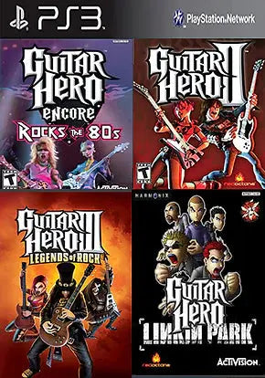 Guitar Hero 4 Em 1 Ps3- Midia Digital Wiser Games