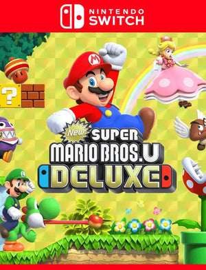 New Super Mario Bros. U Deluxe – Nintendo Switch – Mídia Digital - Big Cyber Games