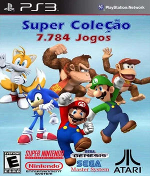 Super Coleção 7.784 Jogos Ps3 Mídia Digital - Big Cyber Games