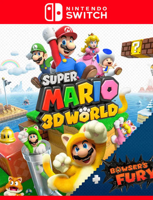 Super Mario 3D World + Bowser’s Fury – Nintendo Switch – Mídia Digital - Big Cyber Games
