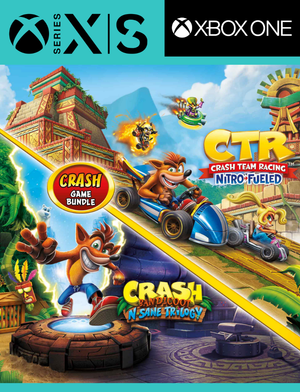Pacote Crash Bandicoot N. Sane Trilogy + CTR Nitro-Fueled – Xbox One e Xbox Series X|S Digital - Big Cyber Games