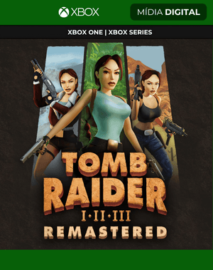 Tomb Raider I-III Remastered Starring Lara Croft  – Xbox One e Xbox Series X|S Mídia Digital