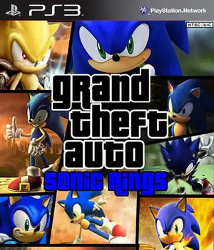 GTA Sonic Rings Ps3 - Midia Digital - Big Cyber Games