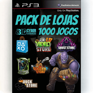 Pack 1000 Jogos Ps3 Mídia Digital - Big Cyber Games