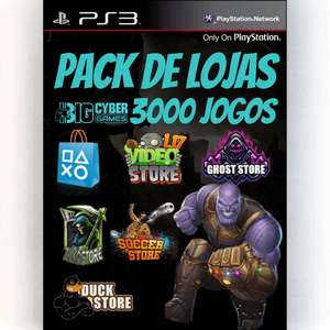 Pack 3000 Jogos Ps3 Mídia Digital - Big Cyber Games