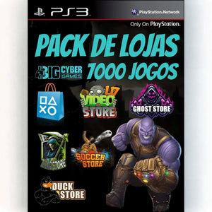 Pack 7000 Jogos Ps3 Mídia Digital - Big Cyber Games